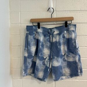 Slate + Stone cloud and sky swim trunks